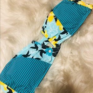 Tropical V Bandeau Swim Top